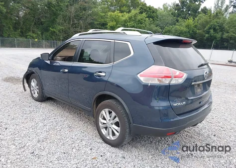 2016 Nissan Rogue Sv из США, поврежденный, VIN KNMAT2MT7GP656371